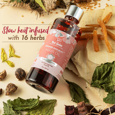 Amla Hair Oil | Nat Habit Hibiscus | Hair Fall & Dry | 100 ml