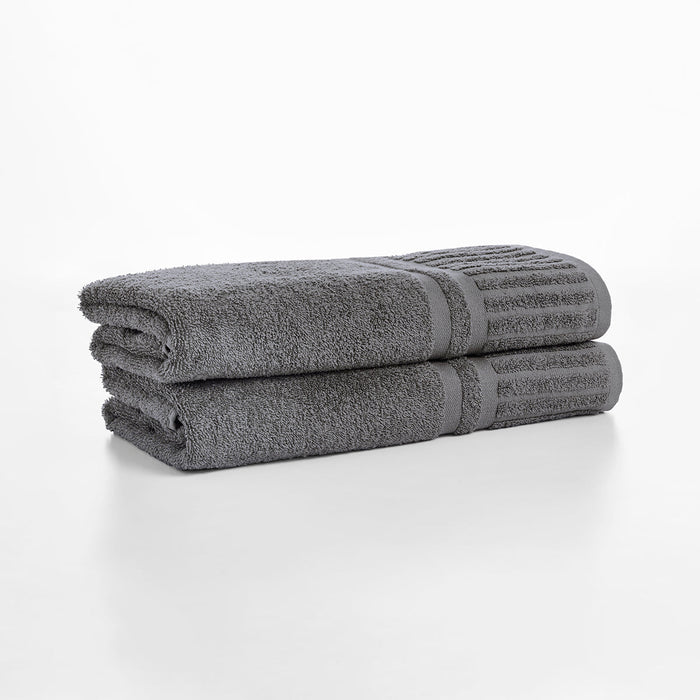 Cotton Bath Towel | Black | 70 x 140 cm