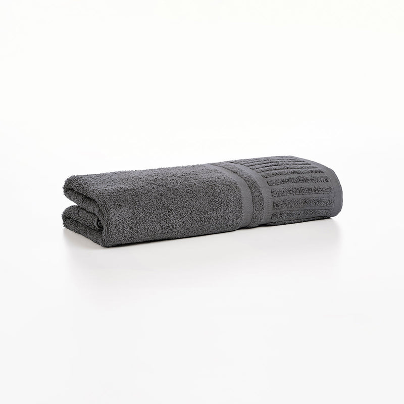 Cotton Bath Towel | Black | 70 x 140 cm