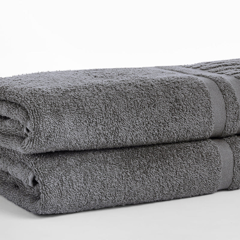 Cotton Bath Towel | Black | 70 x 140 cm