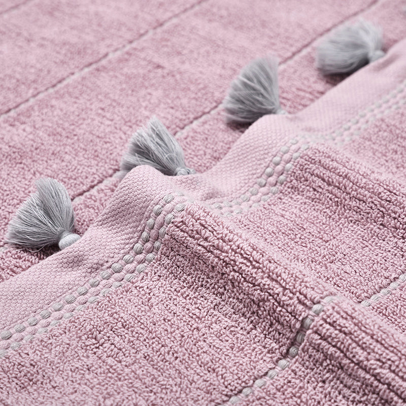 Cotton Bath Towel | Pink | 70 x 150 cm