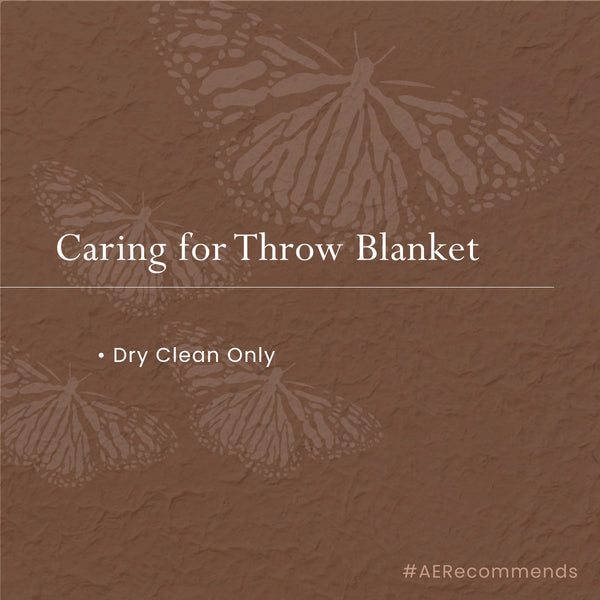 Cotton Throw Blanket | Dark Brown | 127 x 154 cm