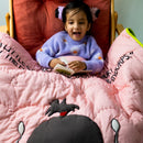 Cotton Cozy Quilt for Kids | Pink