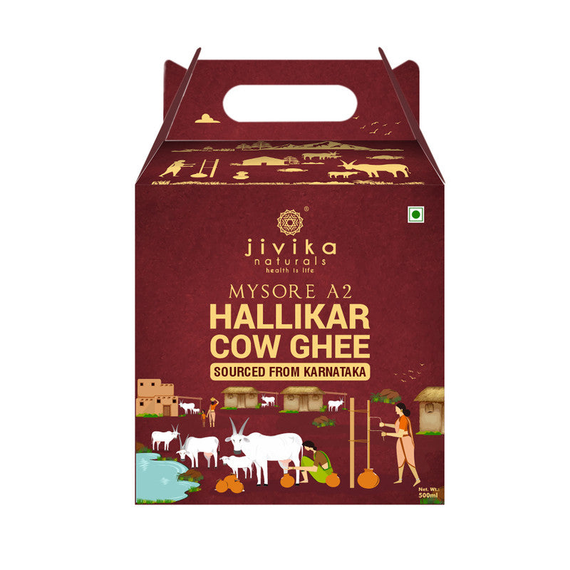 A2 Cow Ghee | Hallikar Mysore | 100% Pure | 500 ml