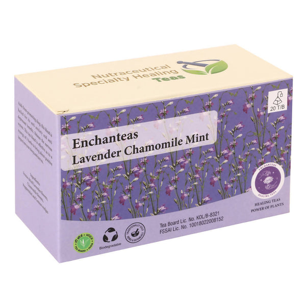 Lavender Tea Bags | Chamomile Mint Tea | Aid Menstural Cramps | Pack of 20 Teabags