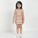 Cotton Dress | Ikat | Pink