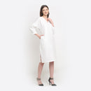 Hemp Tunic Dress | White