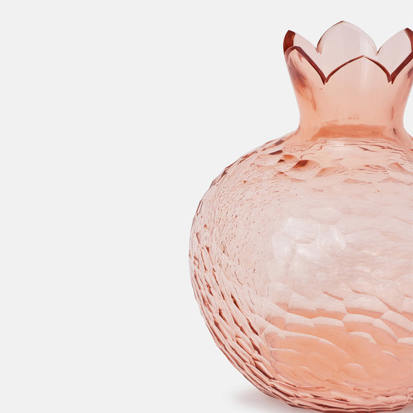 Flower Vase | Handblown Glass | Blush Pink