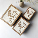 Wooden Jewellery Box | Mango Wood | Set of 3