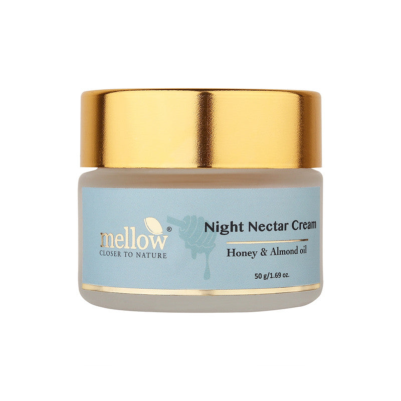 Night Nector Cream | Almond & Honey | Brightens Skin | 50 g