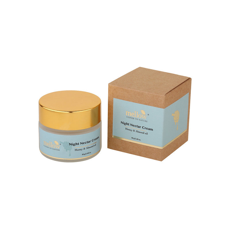 Night Nector Cream | Almond & Honey | Brightens Skin | 50 g