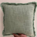 Pure Cotton Cushion Cover | Solid | Green