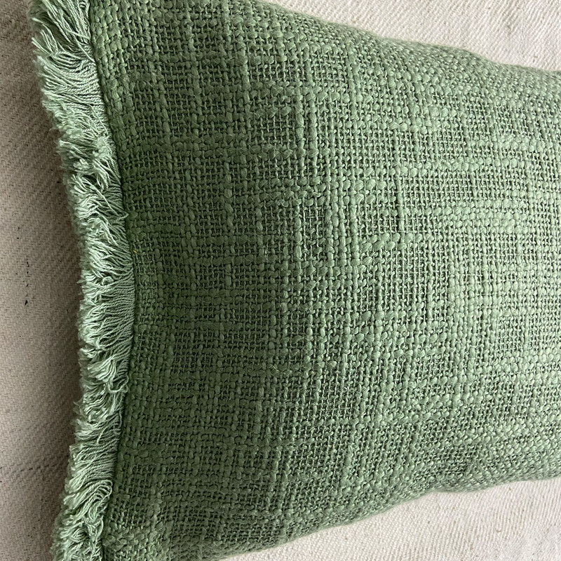 Pure Cotton Cushion Cover | Solid | Green