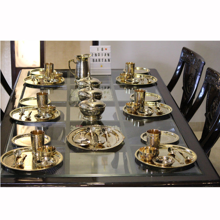 Brass Dinner Set | 51 Pieces