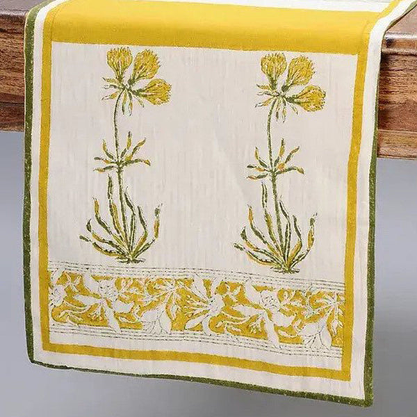 Handblock Printed Cotton Table Cloth Set of 1