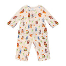 100% Cotton Kids Shirt & Pyjama Set | Peach animal