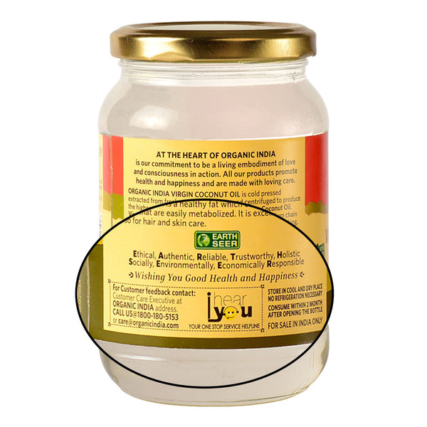 Virgin Coconut Oil | Cold Pressed | 500 ml