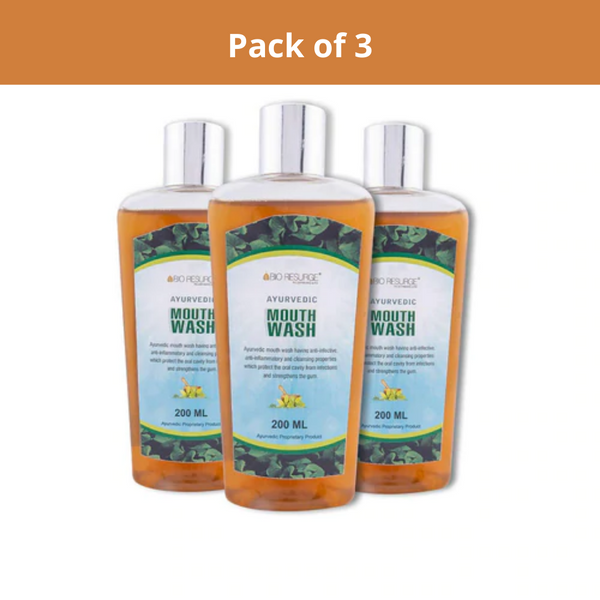 Ayurvedic Mouth Wash | Clove Spearmint | 200 ml | Pack of 3