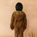 Cotton Jacket for Boys | Bomber Jacket | Brown