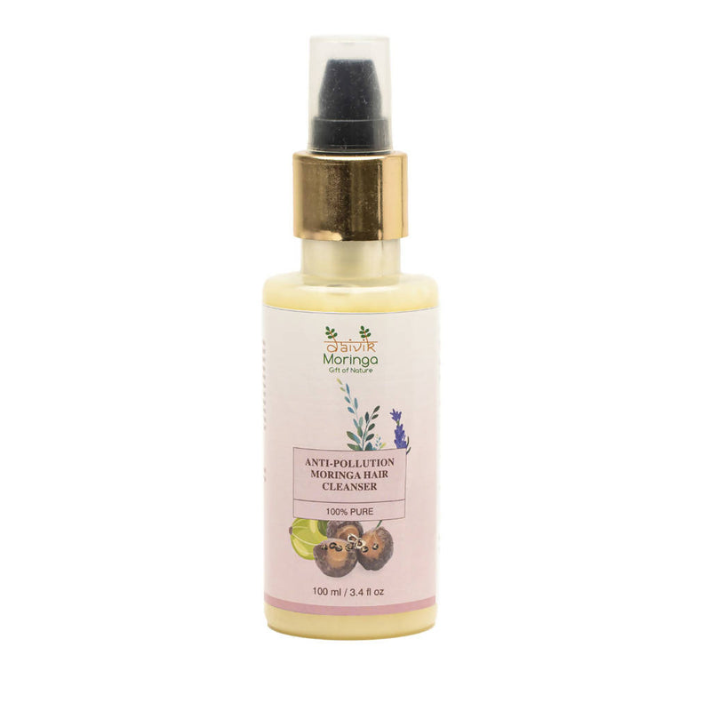 Hair Cleanser | 100% Pure Anti Pollution Moringa | 100 ml.