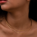 Brass Choker Necklace | 18K Gold Plated