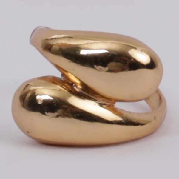 Brass Ring | Adjustable Ring | 22K Gold Plated