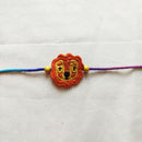 Cotton Kids Rakhi | Lion Design | Orange & Yellow