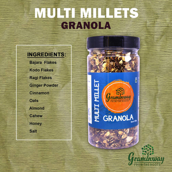 Natural Multi Millet Granola | 300 g