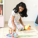 Organic Cotton Night Suit for Kids | Printed | Multicolour