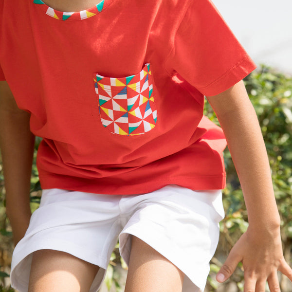 Organic Cotton Shorts for Kids | White