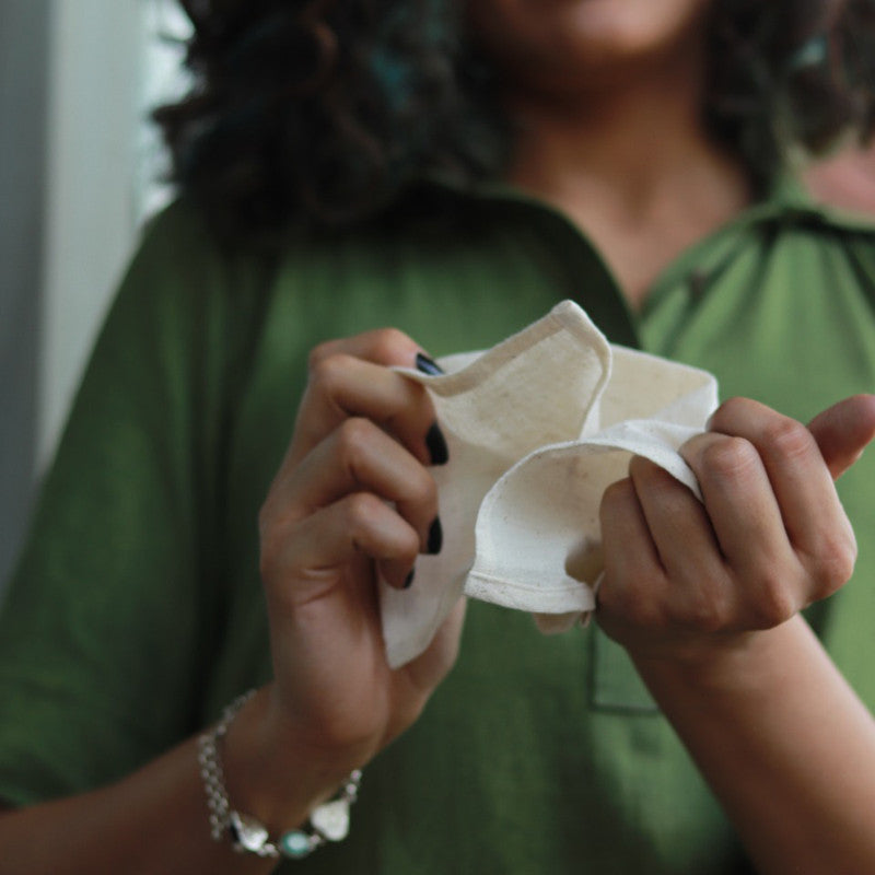 Organic Cotton Handkerchief | Beige | Pack of 3