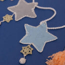 Handmade Multicolored Kids Room Decor Stars Bunting