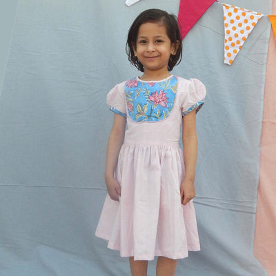 Birthday Dress | Cotton Dress for Girls | Pink