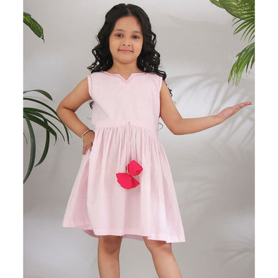 Birthday Dress | Cotton Dress for Girls | Pink