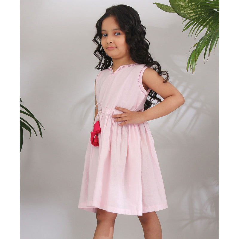 Birthday Dress | Cotton Dress for Girls | Pink