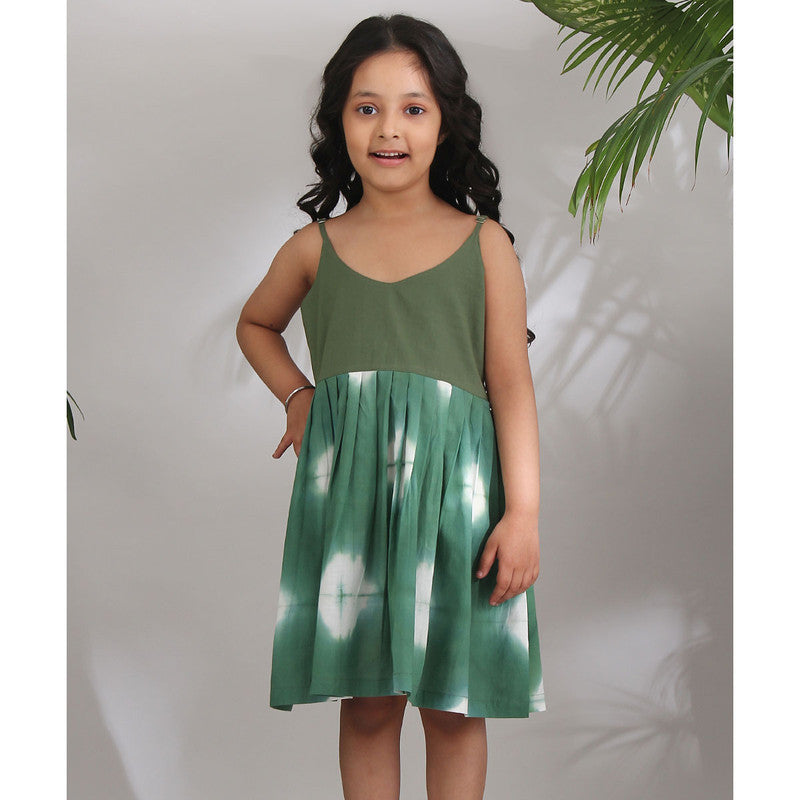 Birthday Dress | Cotton Dress for Girls | Green