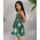 Birthday Dress | Cotton Dress for Girls | Green