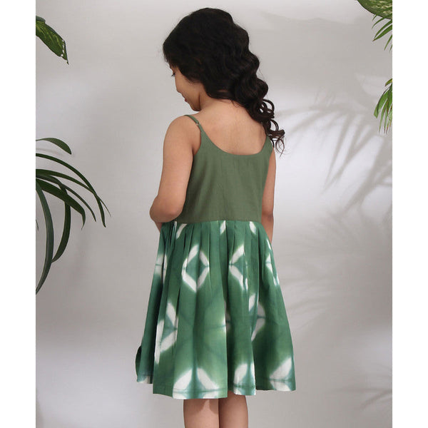 Birthday Dress | Cotton Dress for Girls | Green