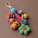 Crochet Charm Keychain | Multicolour | 13 cm