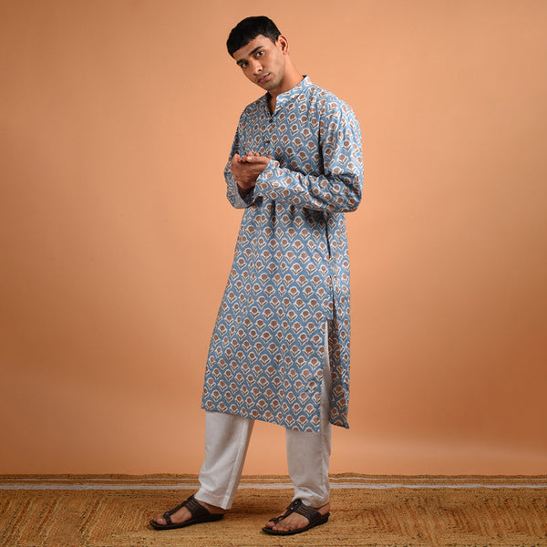 Cotton Kurta | Grey