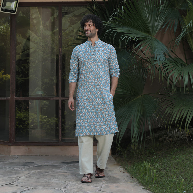 Cotton Kurta | Grey