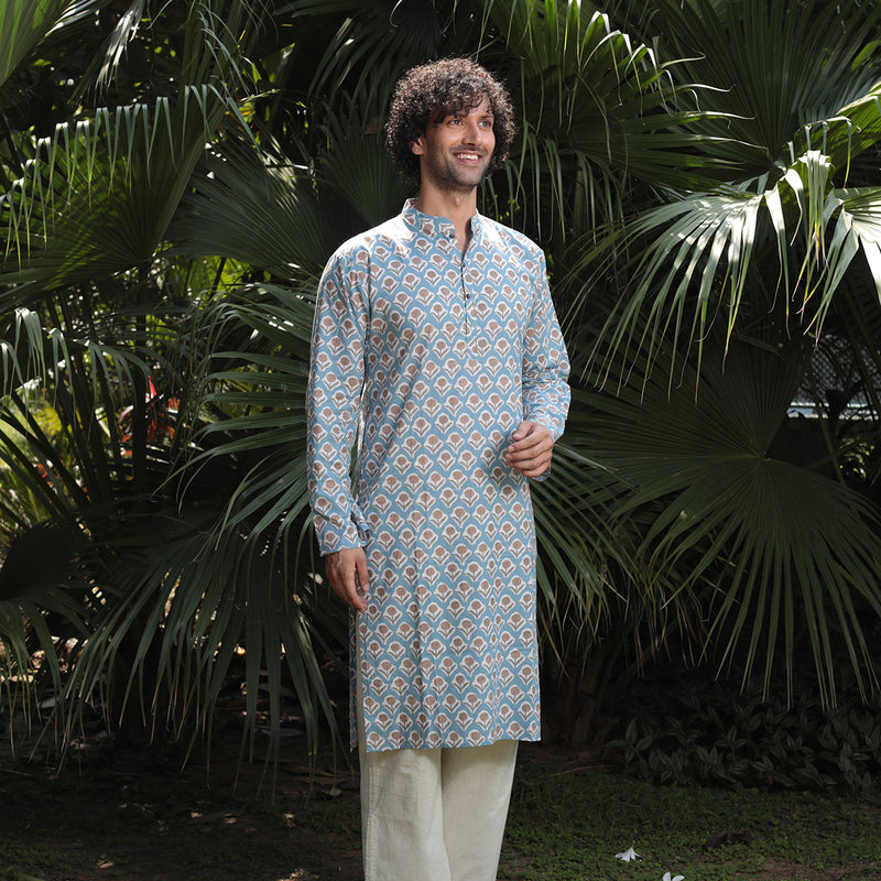 Cotton Kurta | Grey