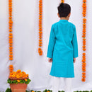 Cotton Kurta Pajama for Boys | Turquoise