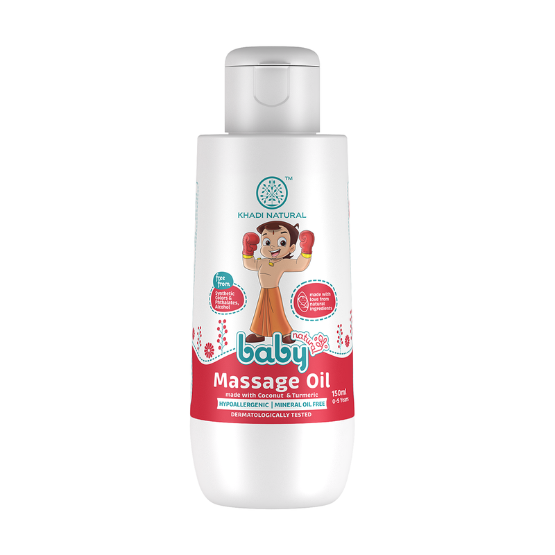 Natural Baby Massage Oil | Coconut & Turmeric | 150 ml