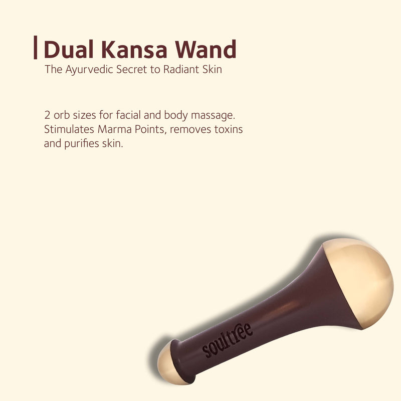 Ayurvedic Dual Kansa Wand | Restores Facial Radiance