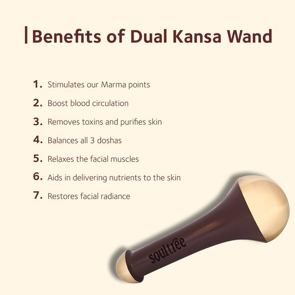 Ayurvedic Dual Kansa Wand | Restores Facial Radiance