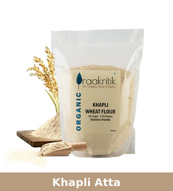 Khapli Atta | Wheat Flour | Diabetic Friendly | High Fibre | 5 kg