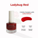 Natural Nail Polish | Vegan | Ladybug Red 102 | 9 ml