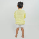 Linen Co Ord Set for Kids | Yellow