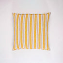 Pure Linen Cushion Cover | Striped | Yellow